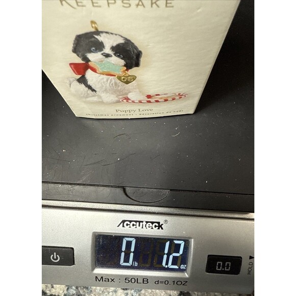 2008 Hallmark Puppy Love 18th Dog Series Shih Tzu Christmas Ornament Cookies - Picture 13 of 15